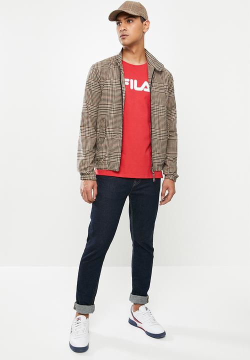 FILA - Mono deckle T-shirt - red