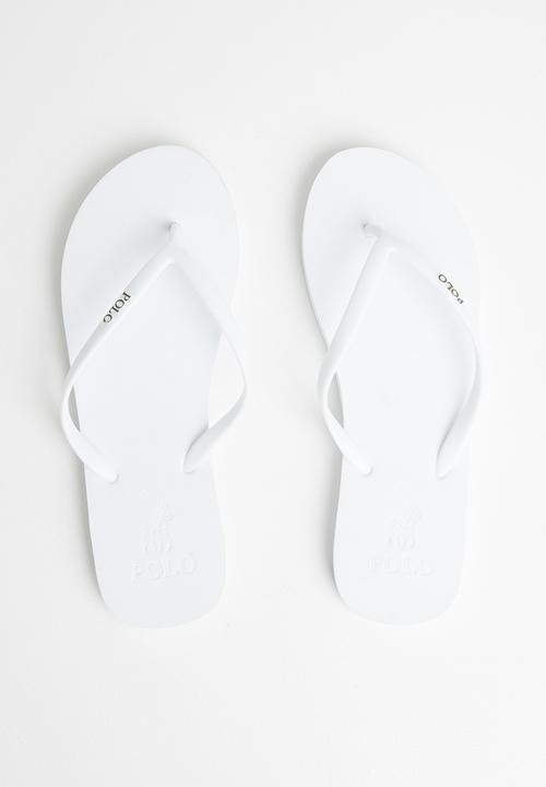 POLO - Olivia plain flip flop - white