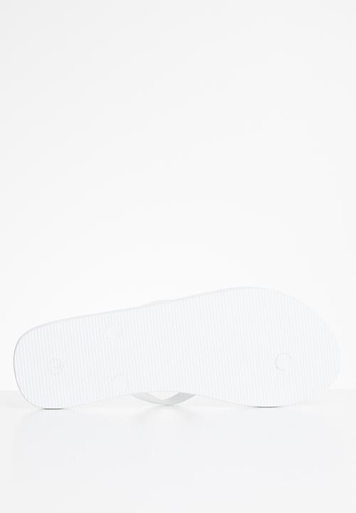 POLO - Olivia plain flip flop - white