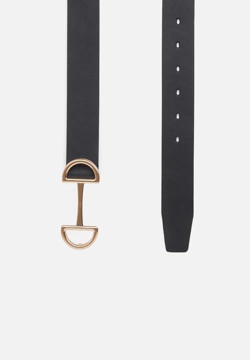 POLO - Julia leather belt - navy