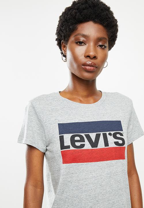 Levi’s® - Perfect graphic tee good sportswear logo - grey