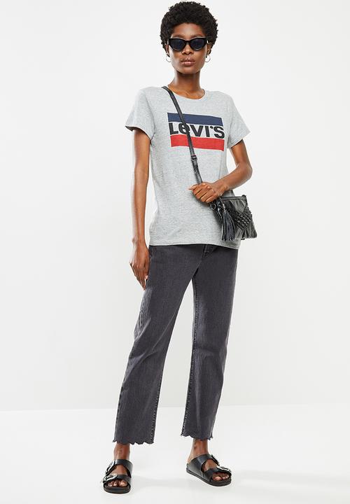 Levi’s® - Perfect graphic tee good sportswear logo - grey