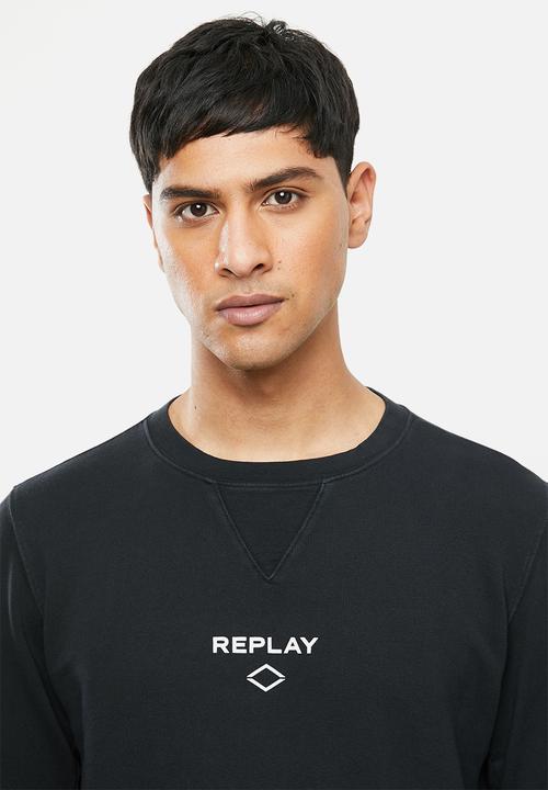 Replay - Replay crew sweat-black