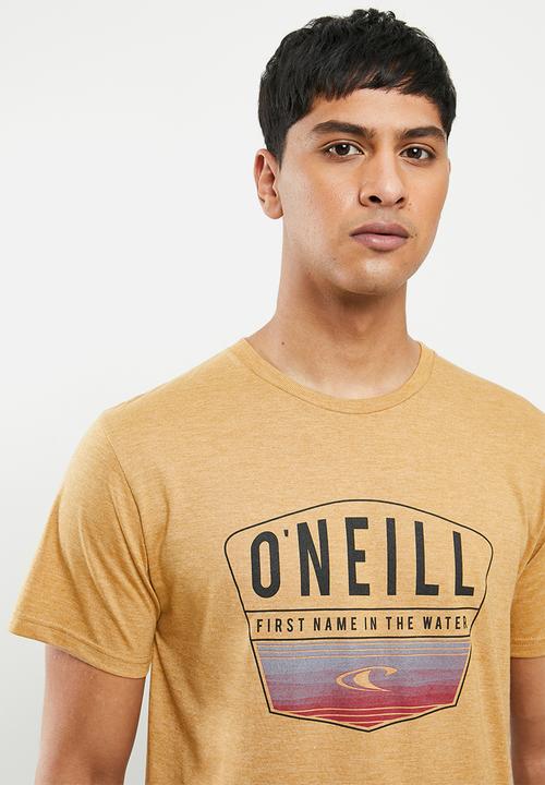 O'Neill - Backwash short sleeve tee - camel