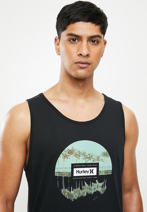 Hurley - M prm tropic reflection tank - black
