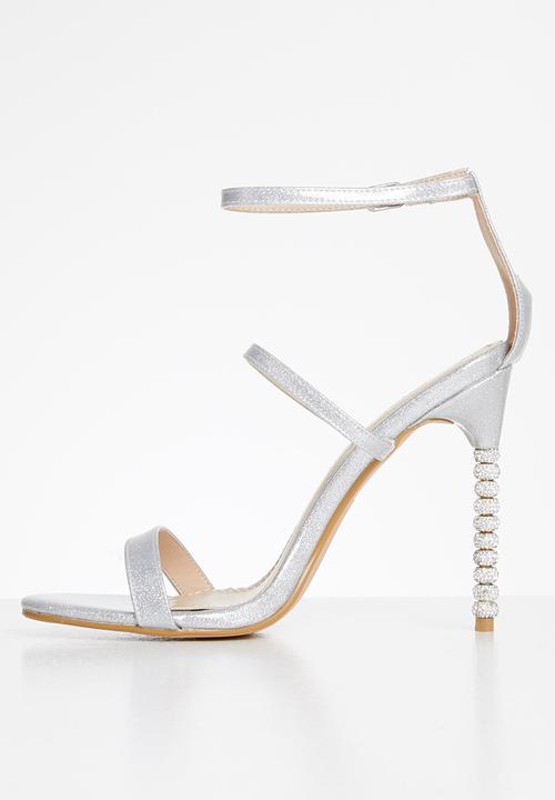 Miss Black - Senna heel - silver