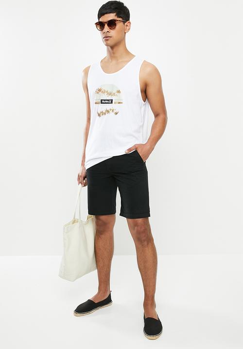 Hurley - M prm tropic reflection tank - white