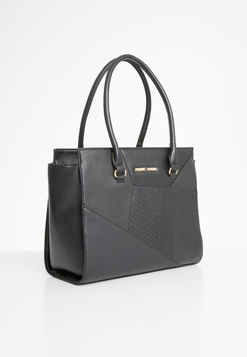 Pierre Cardin - Lulu structured top handle - black