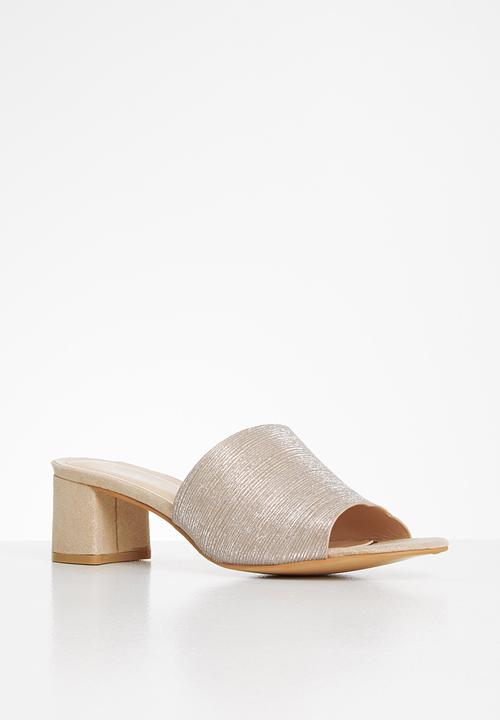Miss Black - Ashu heel - champagne