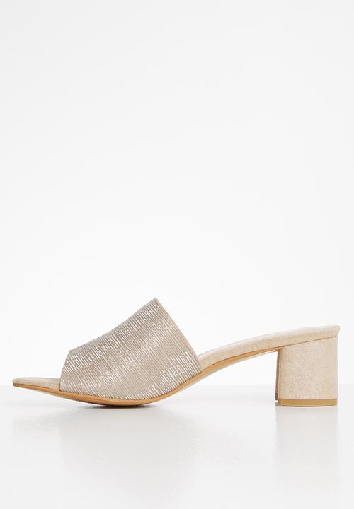 Miss Black - Ashu heel - champagne