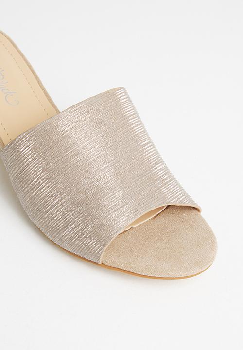Miss Black - Ashu heel - champagne