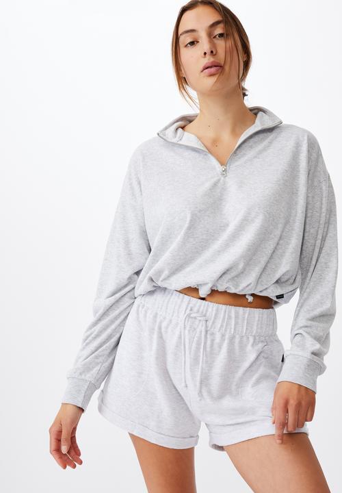 Cotton On - Summer fleece short - grey marle