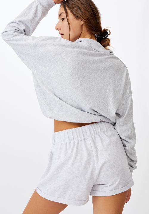 Cotton On - Summer fleece short - grey marle