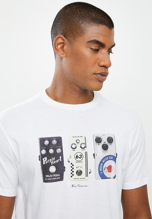 Ben Sherman - Music box tee - white