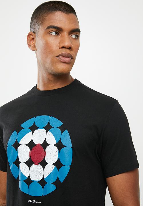 Ben Sherman - Broken target tee - black