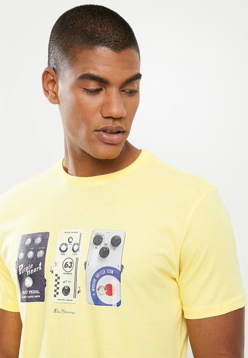 Ben Sherman - Music box tee - yellow