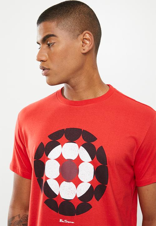 Ben Sherman - Broken target tee - red