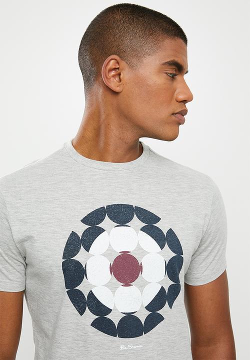 Ben Sherman - Broken target tee - grey