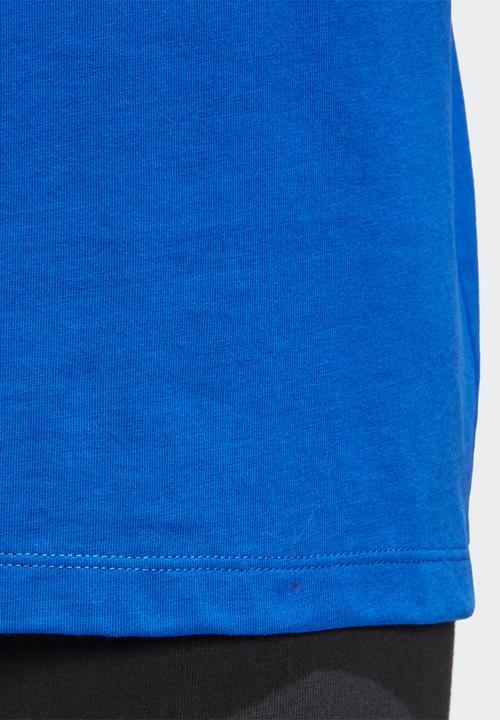 adidas Originals - 3 stripe tee - royal blue