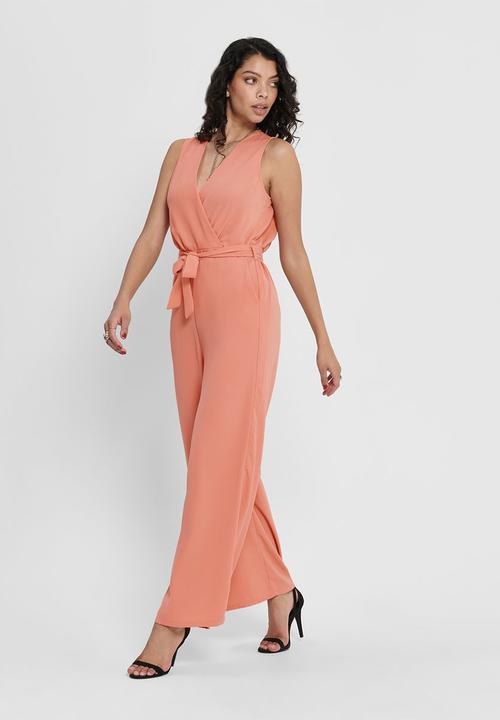 ONLY - Mina sleeveless jumpsuit - peach
