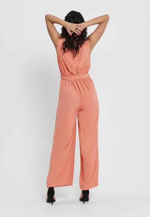 ONLY - Mina sleeveless jumpsuit - peach