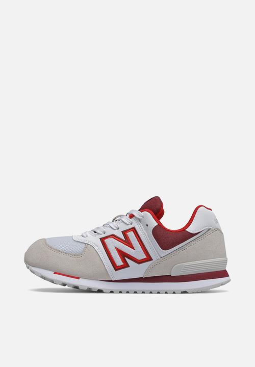 New Balance  - Fashion sneaker - white & burgundy 