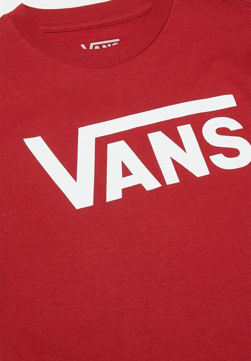 Vans - Vans classic boys - red & white 