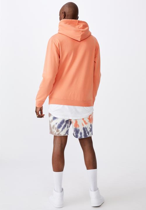 Factorie - Oversized icon hoodie - washed orange