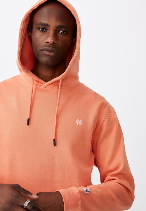 Factorie - Oversized icon hoodie - washed orange