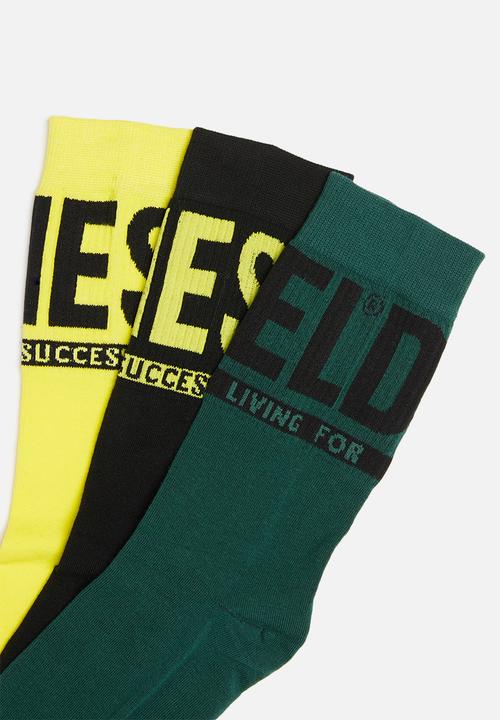Diesel  - Ray 3 pack socks - multi
