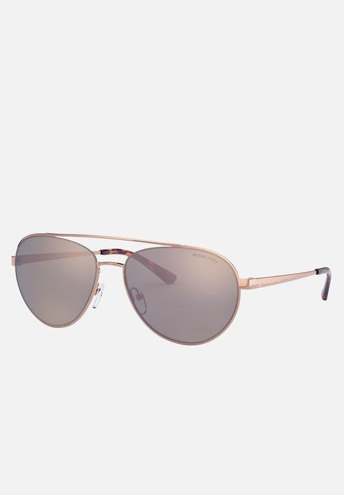Michael Kors Eyewear - Aventura pilot sunglasses - pale rose gold 