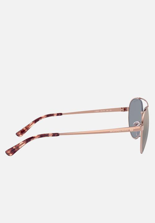 Michael Kors Eyewear - Aventura pilot sunglasses - pale rose gold 