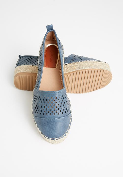 Plum - Ilana espadrille - blue
