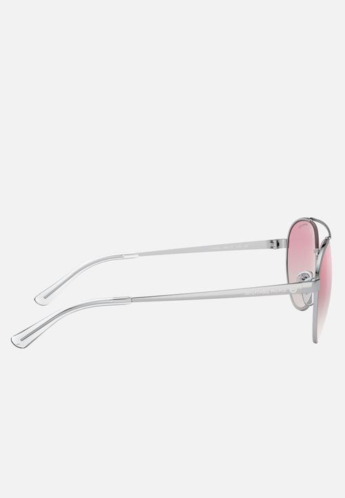 Michael Kors Eyewear - Aventura pilot sunglasses - red & silver 