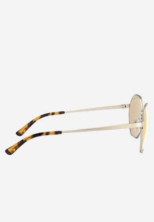 Michael Kors Eyewear - Porto irregular sunglasses - gold 