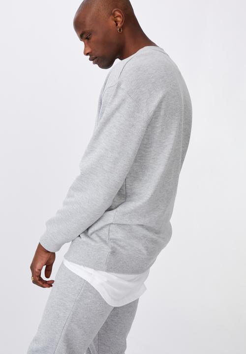 Factorie - Oversized crew - grey marle