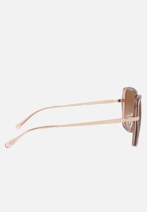 Michael Kors Eyewear - Naples square sunglasses - brown & pink