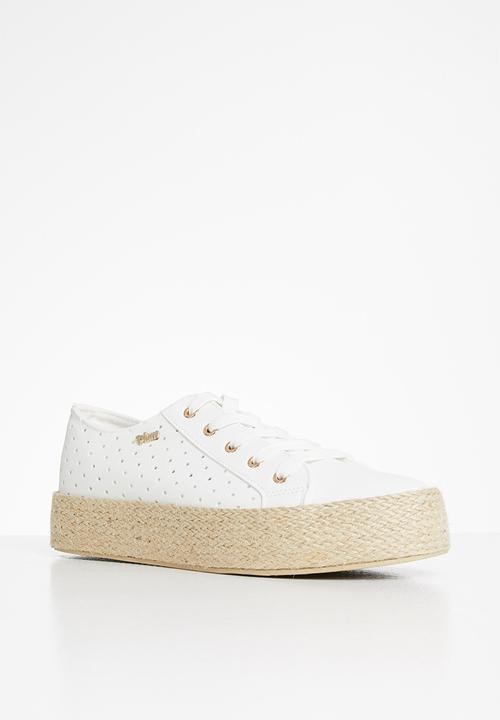 Plum - Zamia sneaker - white