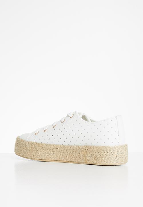 Plum - Zamia sneaker - white