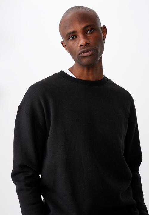Factorie - Oversized crew - black