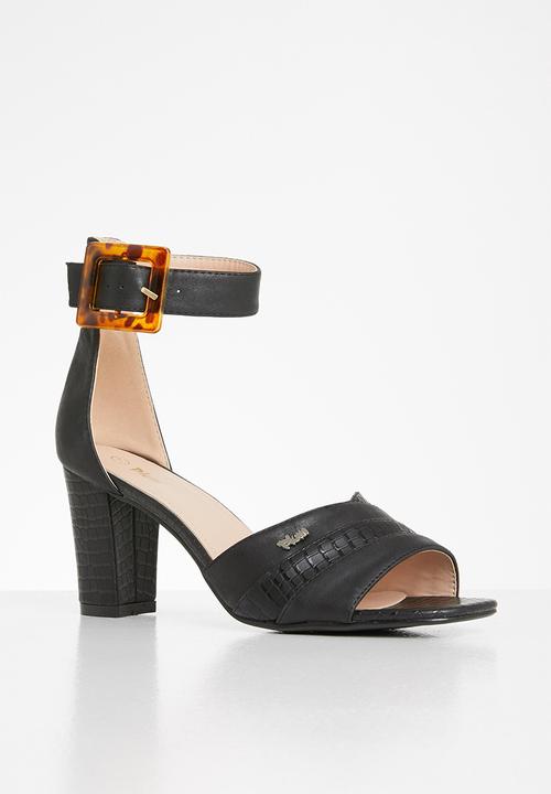 Plum - Corie heel - black