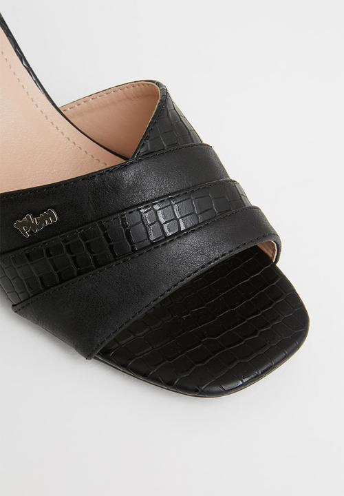 Plum - Corie heel - black
