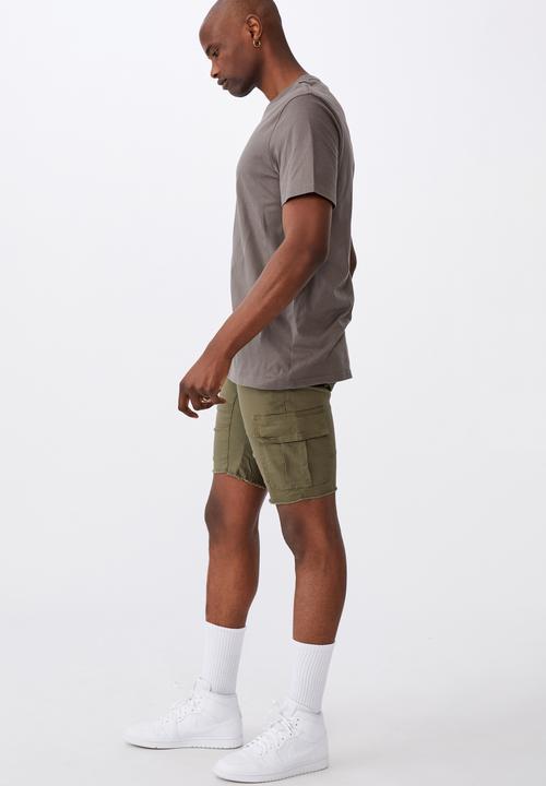 Factorie - Utility short - dark leaf