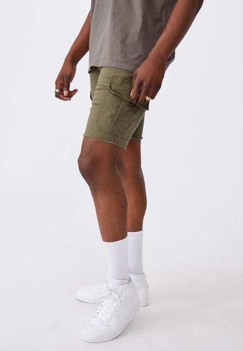 Factorie - Utility short - dark leaf
