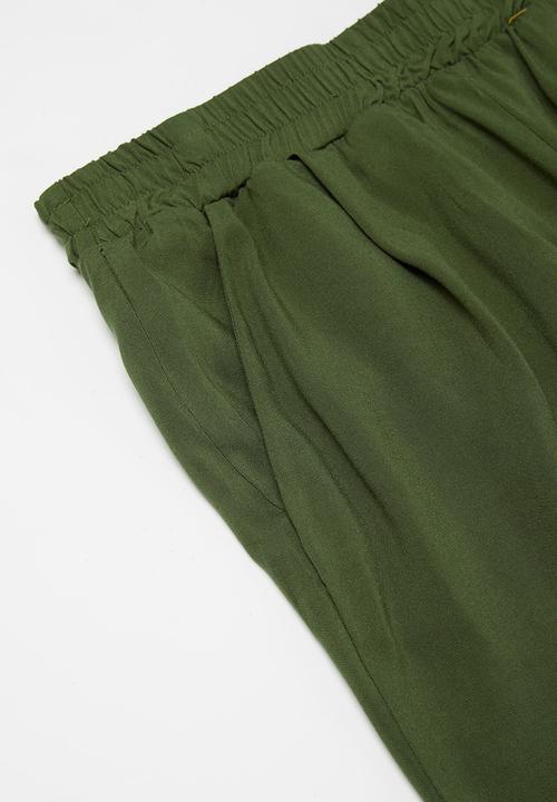 Superbalist - Elasticated shorts - olive
