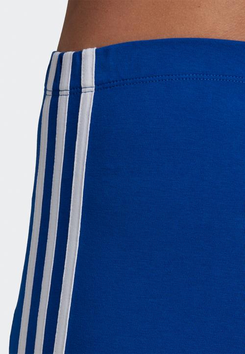 adidas Originals - 3 stripe legging -  royal blue