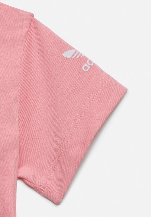 adidas Originals - 3D trefoil tee - light pink