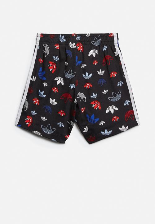 adidas Originals - Short tee set - red & black 