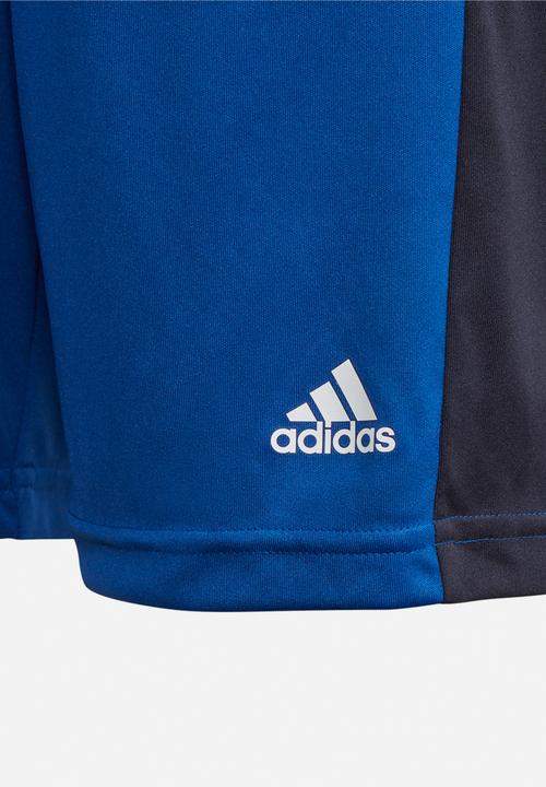 adidas Originals - Boys colourblock shorts & tee set - blue & navy 