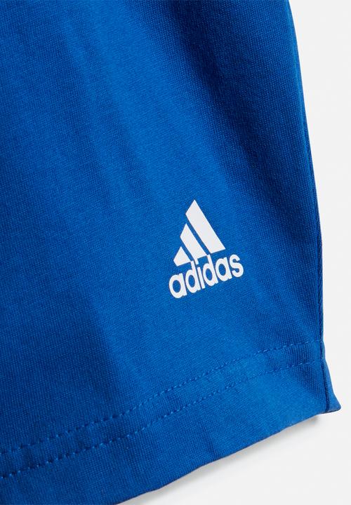 adidas Originals - Infants colourblock set - blue & white 